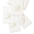 (B) - Entertaining with Caspari White Pearl Paper Linen Guest Towels, Monogram Initial B, Pack of 24