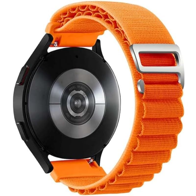 Sport Loop Band Compatible with Samsung Galaxy Watch 4/5 /Pro 22mm / Women Men, Nylon Alpine Loop Strap with G‑Hook Solo Stretch Woven for Galaxy Watch