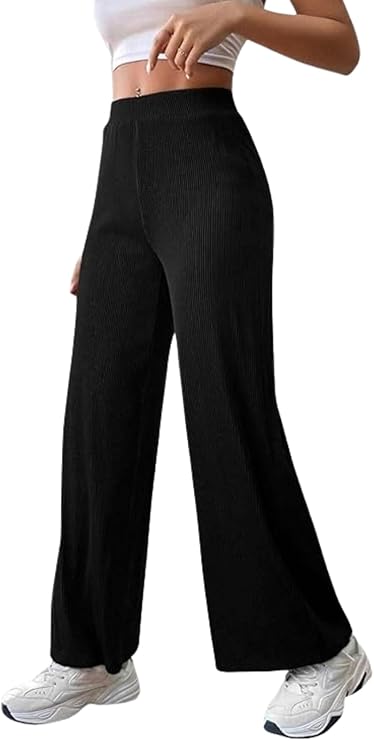 GRECIILOOKS Women Pants Black Casual Fit – Safqqa Egypt