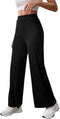 GRECIILOOKS Women Pants Black Casual Fit
