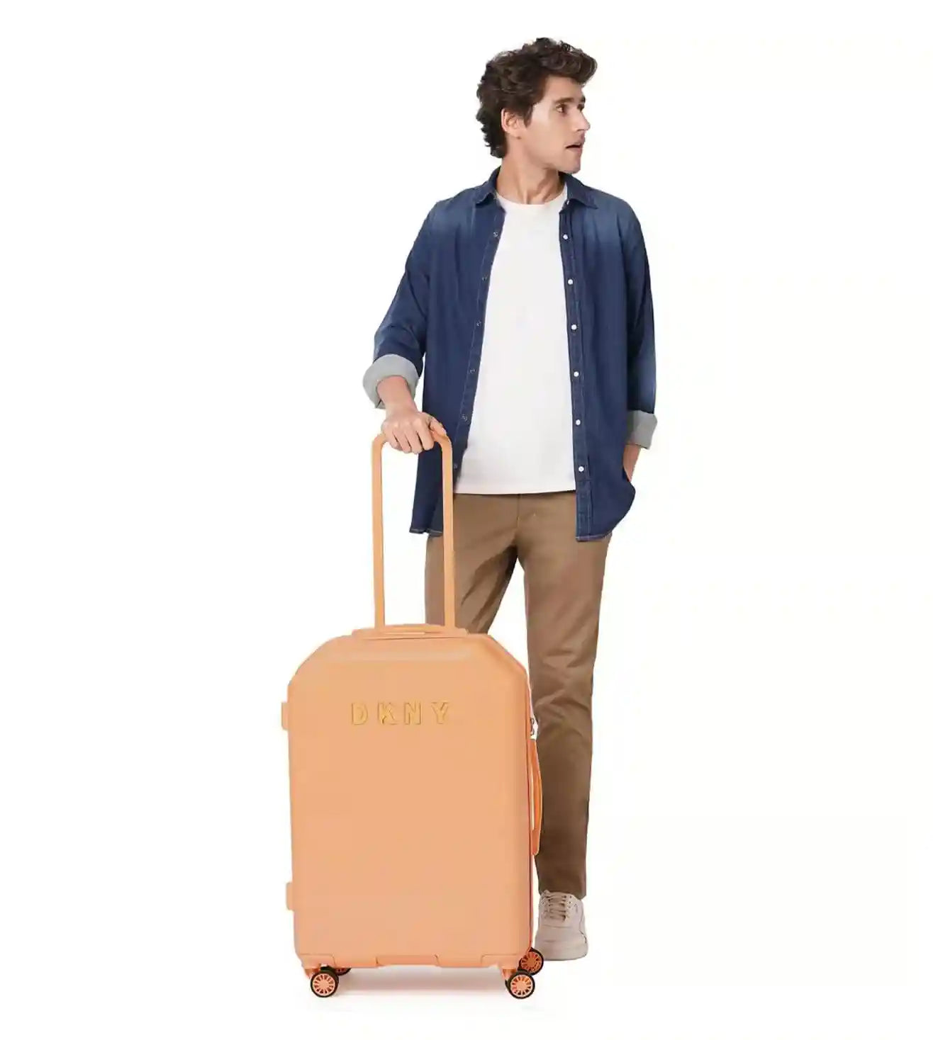 شنطة سفر DKNY قياس 21" مع 8 عجلات دوارة – هيكل ABS+PC (البوكس دامدج ) – Safqqa Egypt