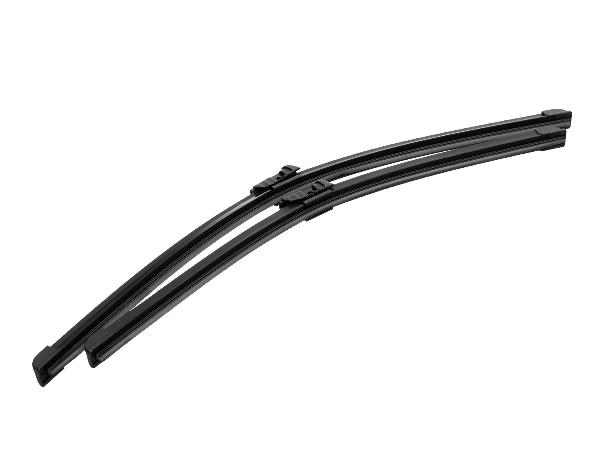 Generic ND038 Set Of 2 Pieces OF Car Wiper Blades For Chevrolet Optra, Size 22-19 With Perfect Design, Premium And Long Lasting Material - Black - Safqqa Egypt