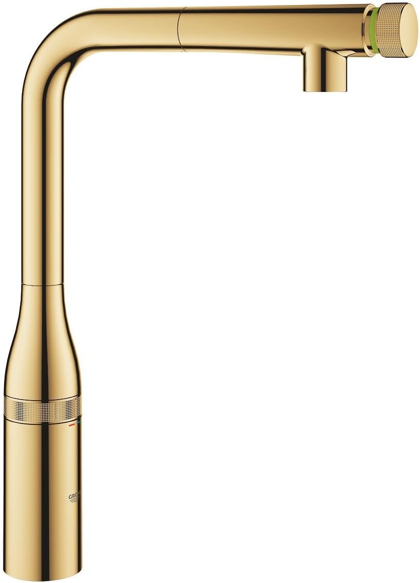 GROHE 31615GL0 Sink Mixer with SmartControl, Kitchen Faucet, Chrome Finish- Damage Box