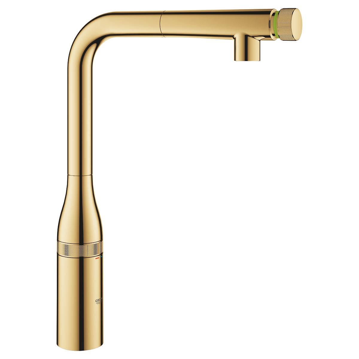 GROHE 31615GL0 Sink Mixer with SmartControl, Kitchen Faucet, Chrome Finish- Damage Box