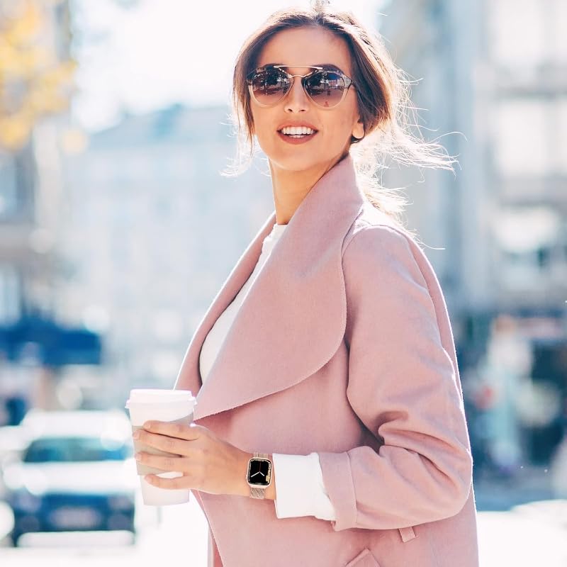 سوار ساعة ابل  المغناطيسي من Generic (3 قطع) يوفر لك طريقة أنيقة وعملية لتغيير إطلالة ساعتك الذكية.