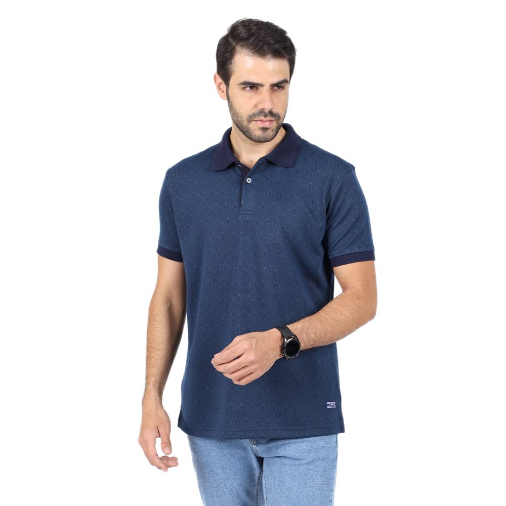 Fire Wood Basic Polo For Men, Print Basic Polo - Safqqa Egypt