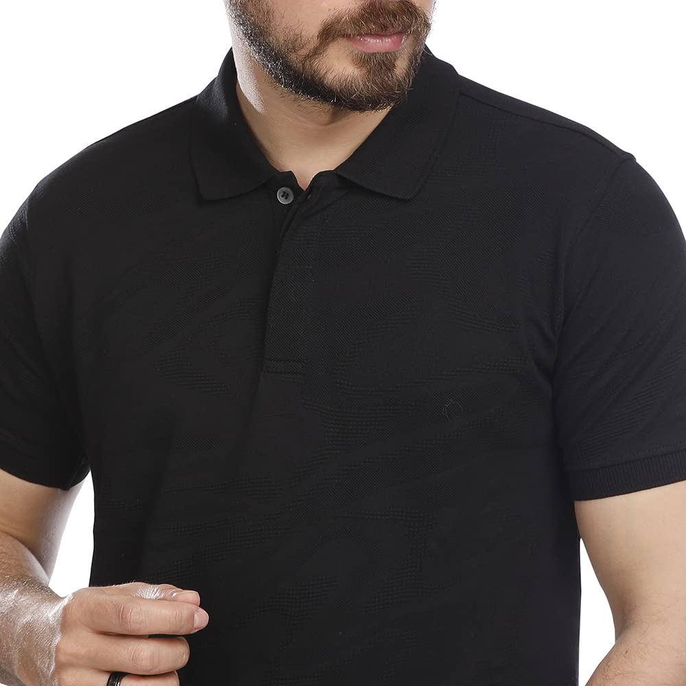 COUP Polo Basic T-Shirt For Men,Short sleeves for relaxed and versatile wear.