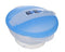 Plastic Food Set With Lid For Kids 2 Pieces (Plate+Spoon), Blue DR-A-557