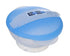 Plastic Food Set With Lid For Kids 2 Pieces (Plate+Spoon), Blue DR-A-557