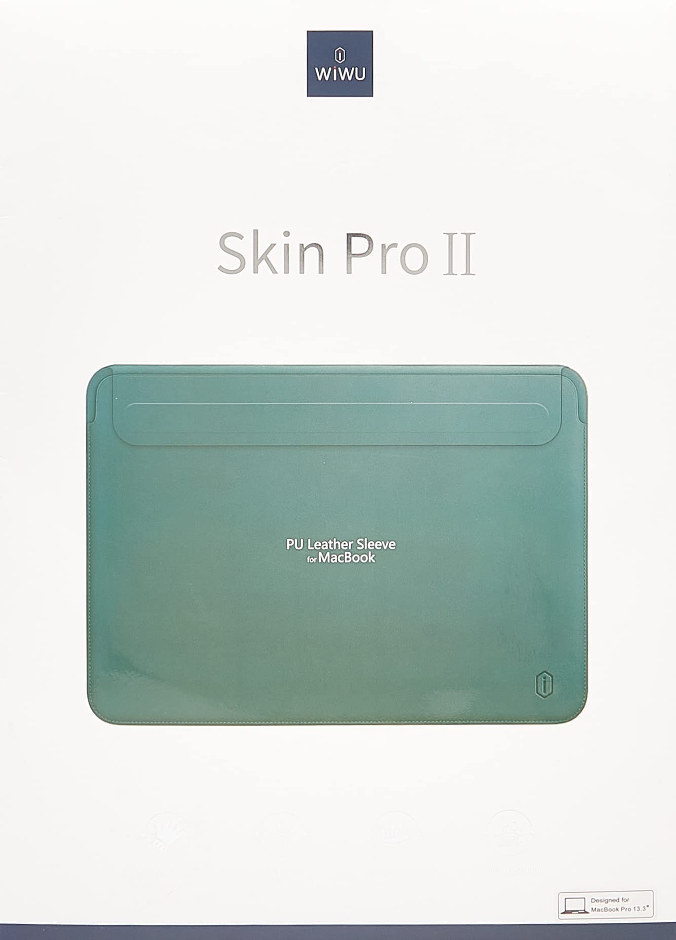 WIWU Skin Pro II PU Leather Sleeve for MacBook 13.3"