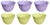 Winnerplast plastic nut bowl set ,• Durable and lightweight for everyday use - Safqqa