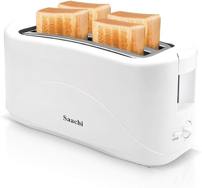 Saachi 4 Slice Toaster White NL-TO-4565