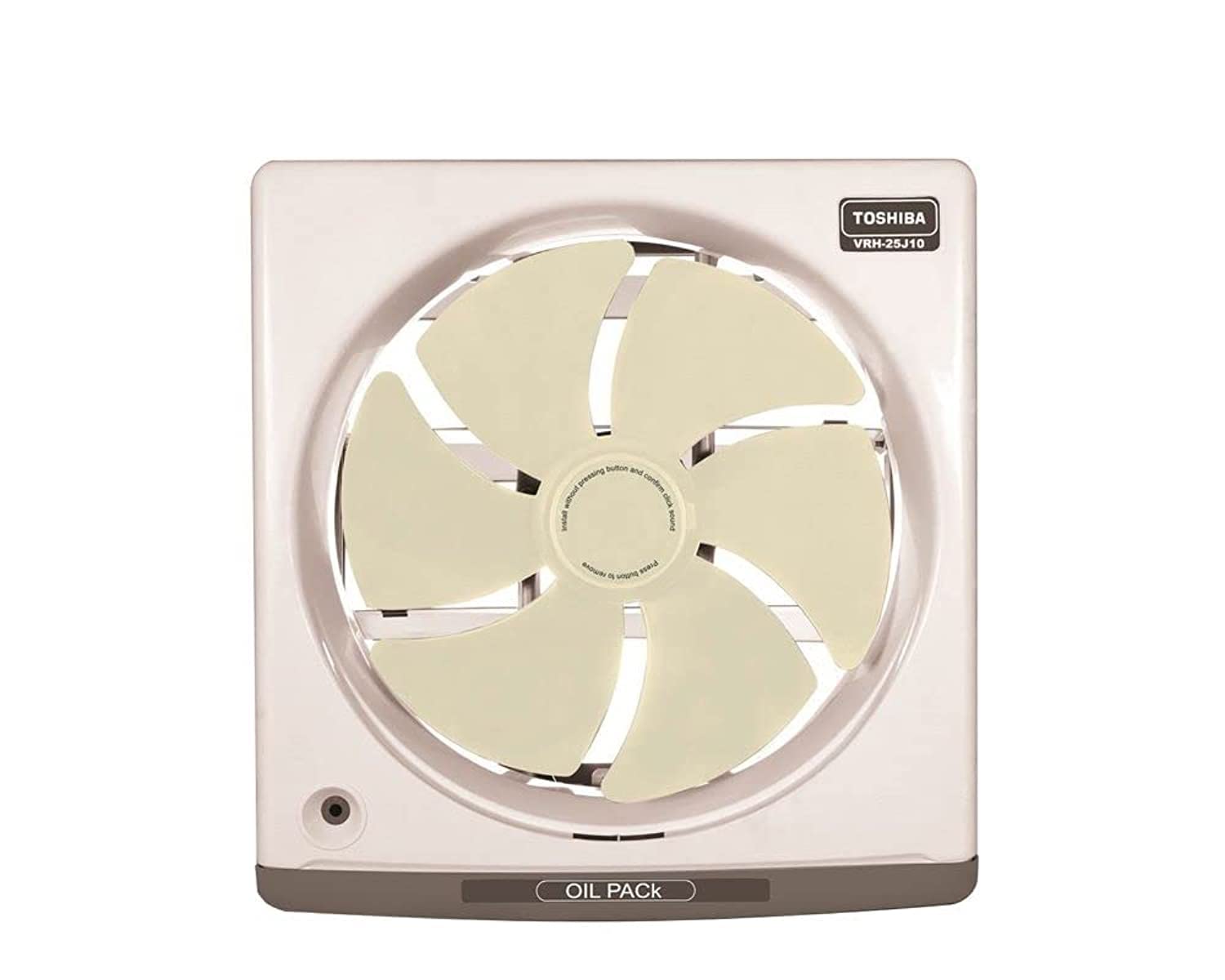 TOSHIBA Kitchen Ventilating Fan 25 cm Oil Drawer Creamy VRH25J10C