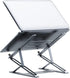 Boneruy Double-Layer Foldable Laptop Stand, Compatible with Laptops up to 17.3 inches - Silver