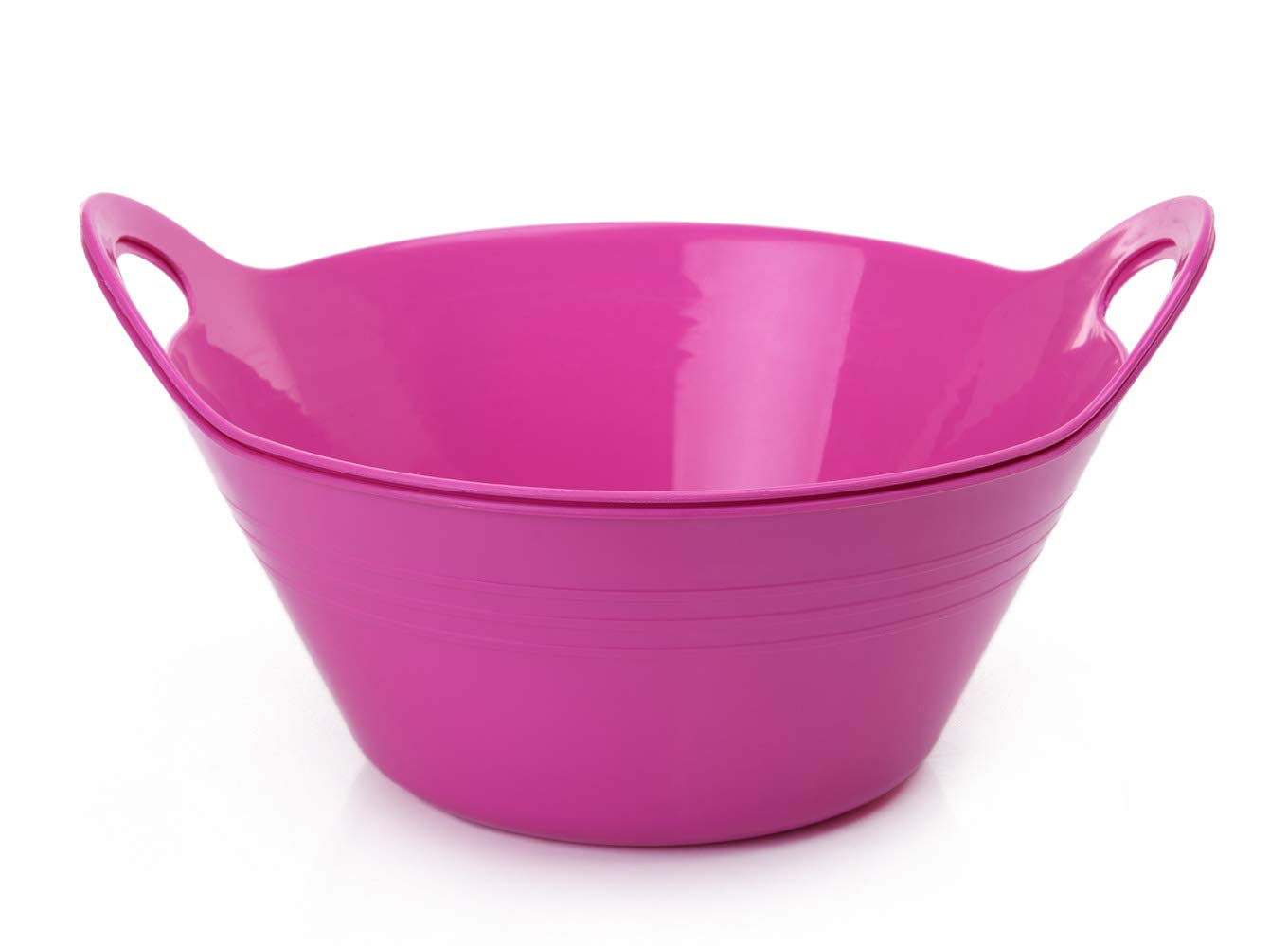 Mintra Home Plastic Bowls with Handles – 2.5 L Medium, 2 Pieces