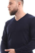 Off Cliff Men’s Plain V-Neck Long Sleeve Casual T-Shirt