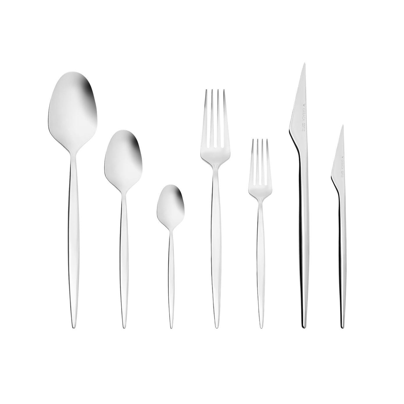 Karaca 316 Stainless Steel 84-Piece Cutlery Set, Silver Flatware Collection – Safqqa Egypt