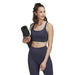 Adidas CF STO MS BRA HF2255 TRAINING shadow navy WORKOUT BRA - MEDIUM SUPPORT For Women - Safqqa Egypt