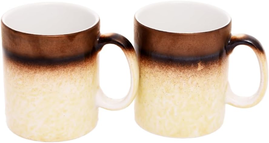 Fathy Mahmoud Office Set 6 Pieces Porcelain Hazelnut Desk Accessories