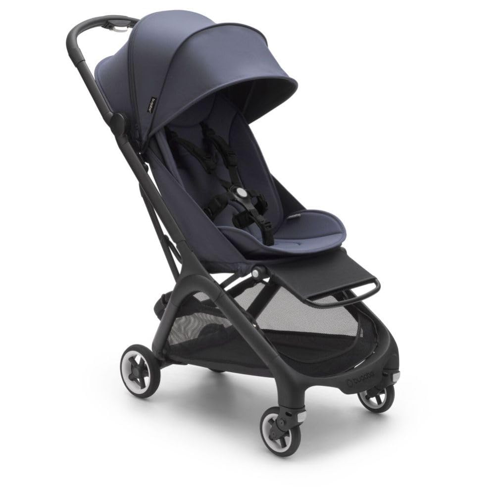 Bugaboo - Butterfly Complete Stroller - Ultra-Compact & Cabin-Friendly City and Travel Stroller, One Second Fold, From 6 Months to 4 Years Old -Black - Safqqa