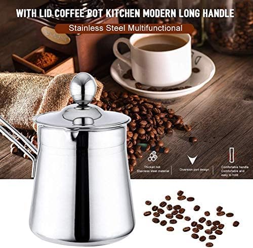 إبريق حليب وركوة قهوة تركي من فيتو (550 مل) هو أداة مطبخ متعددة الاستخدامات وأنيقة، مثالية لتسخين الحليب أو تحضير القهوة التركية أو تقديم المشروبات الساخنة. مصنوع من الفولاذ المقاوم للصدأ عالي الجودة لضمان المتانة وتوزيع الحرارة بشكل متساوٍ