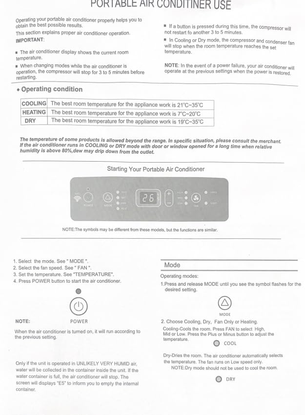 Hisense 12000 BTU Portable Air Conditioner – Heat & Cool, Low Noise, Auto Swing, 360° Universal Wheels - Safqqa Egypt