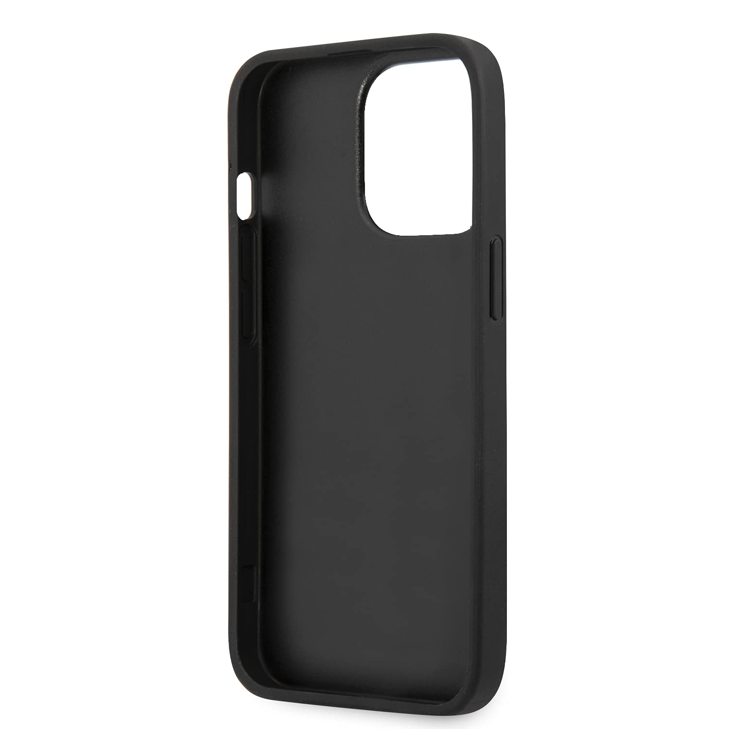 CG MOBILE غطاء جلد PU مع شريط مطبوع متوافق مع iPhone 14 Pro Max (6.7") غطاء جلدي أنيق، تصميم عصري، حماية من الصدمات والسقوط، غطاء خلفي مرخص رسميًا (رمادي)
