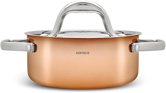 Karaca Steel Copper 7-Piece Cookware Set-Have Scratches