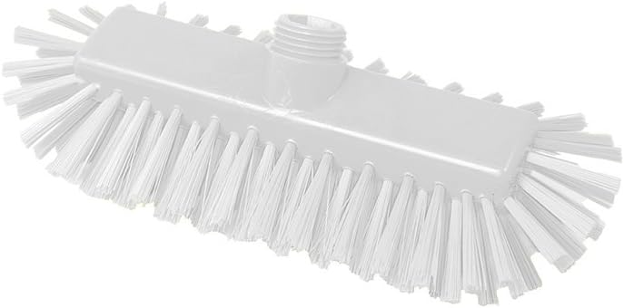 Maya Deck Scrub w/side Filaments Stiff (285 x 120 mm) White 40154 - Safqqa Egypt