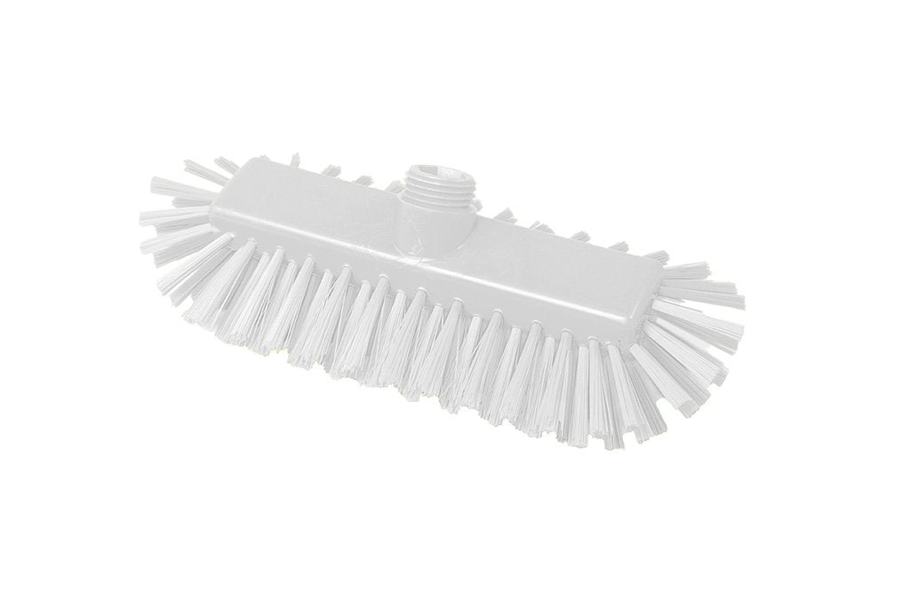 Maya Deck Scrub w/side Filaments Stiff (285 x 120 mm) White 40154 - Safqqa Egypt