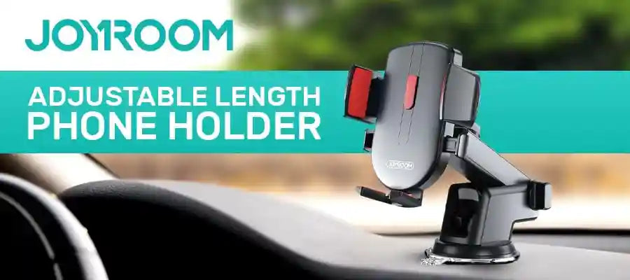 Joyroom JR-OK3 Car Dashboard Phone Holder - Black and Red - Safqqa Egypt