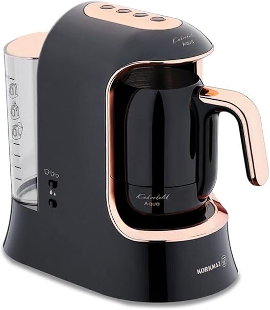 Korkmaz Turkish Coffee Maker – Up to 4 Cups | Smart Anti-Overflow Sensor