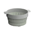 BergHOFF Balance Collapsible Silicone Colander – Drain, Steam & Save Space Effortlessly! - Safqqa
