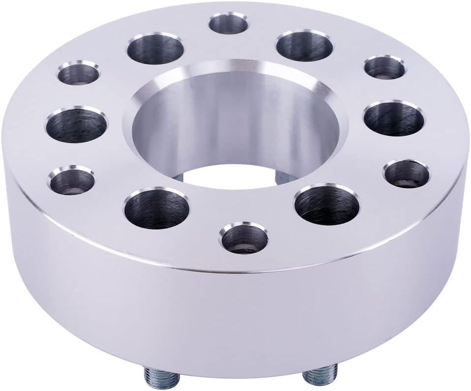 DCVAMOUS 2PC 6x135 to 6x5.5 Wheel Adapters 2 Inch with 14x2 Studs Compatible with Ford 6 Lug 6x135 to 6x139.7 for 2004-2014 F150 / 2003-2014 Expedition 2003-2014 Navigator 2006-2014 Mark LT