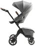 عربة أطفال Stokke Xplory X – فاخرة، رمادي حديث
