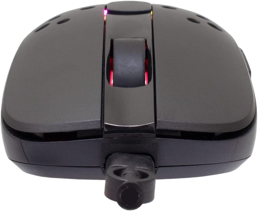 ماوس وايت شارك GM-9004 RGB، 12,000 DPI، USB، أسود تريستان