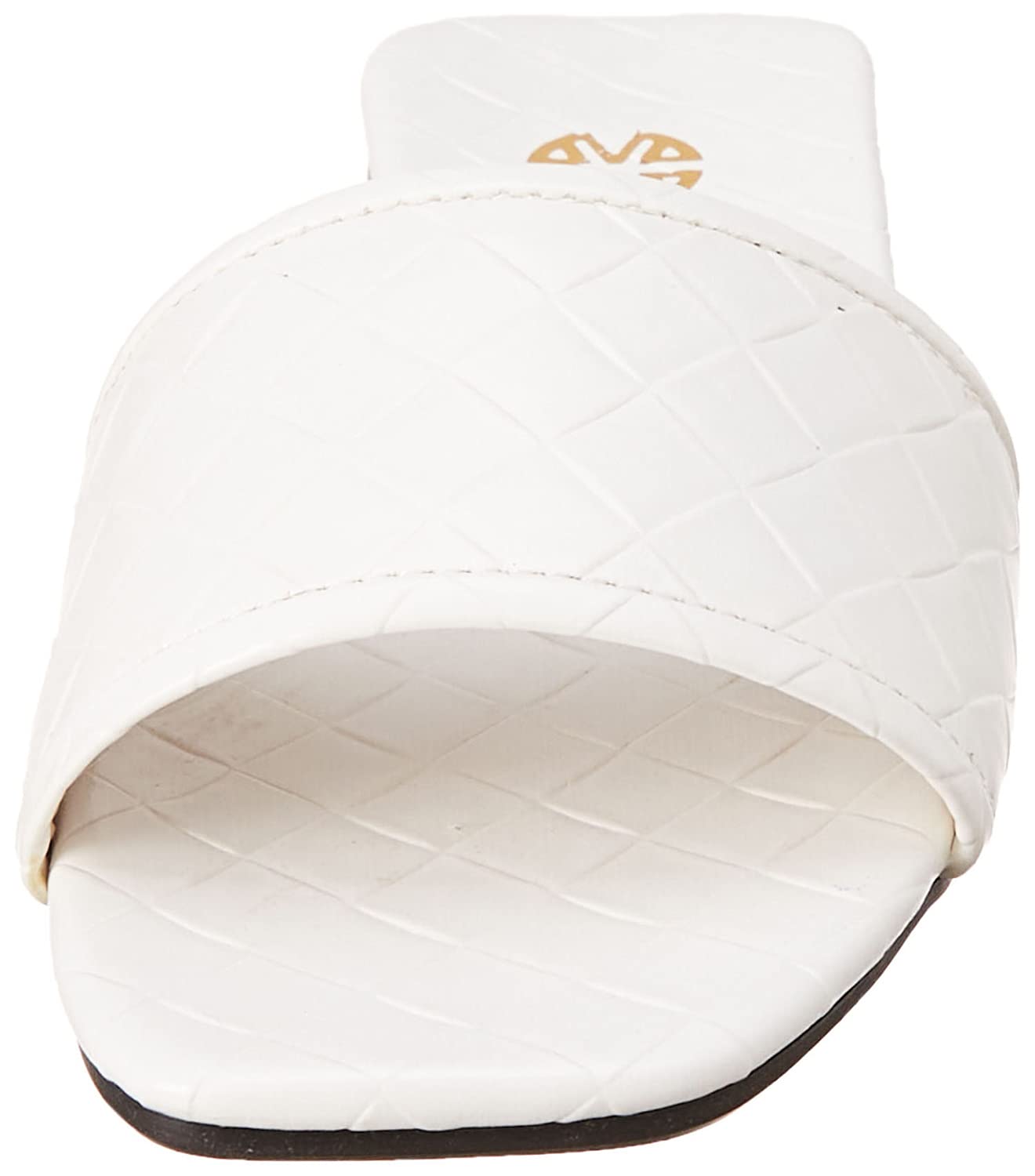 Club Aldo Quilted Square Toe Heeled Slides for Women