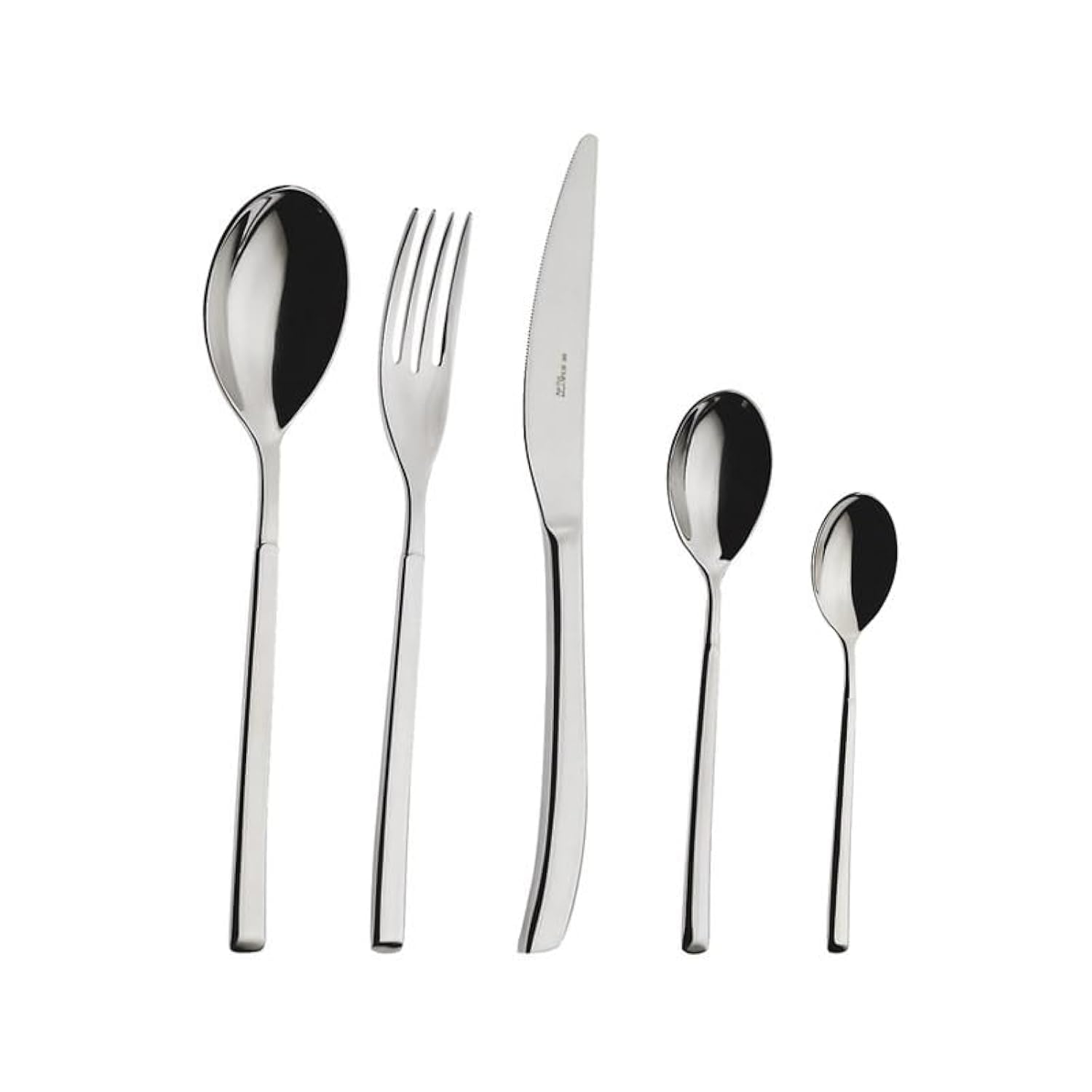 طقم الملاعق والشوك والسكاكين من  Bugatti المكون من 30 قطعة، والمقدم في علبة عرض أنيقة. 