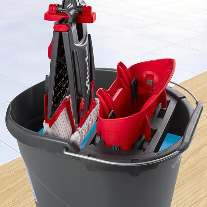 Vileda Turbo Smart Microfibre Spin Mop and Bucket Set