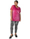 Splash Plain Dotted Sheer Short Sleeves Round Neck Blouses For Womens - Safqqa Egypt