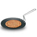 Futura Hard Anodised Concave Tava Griddle with Steel Handle – 26 cm (10-Inch) - Safqqa