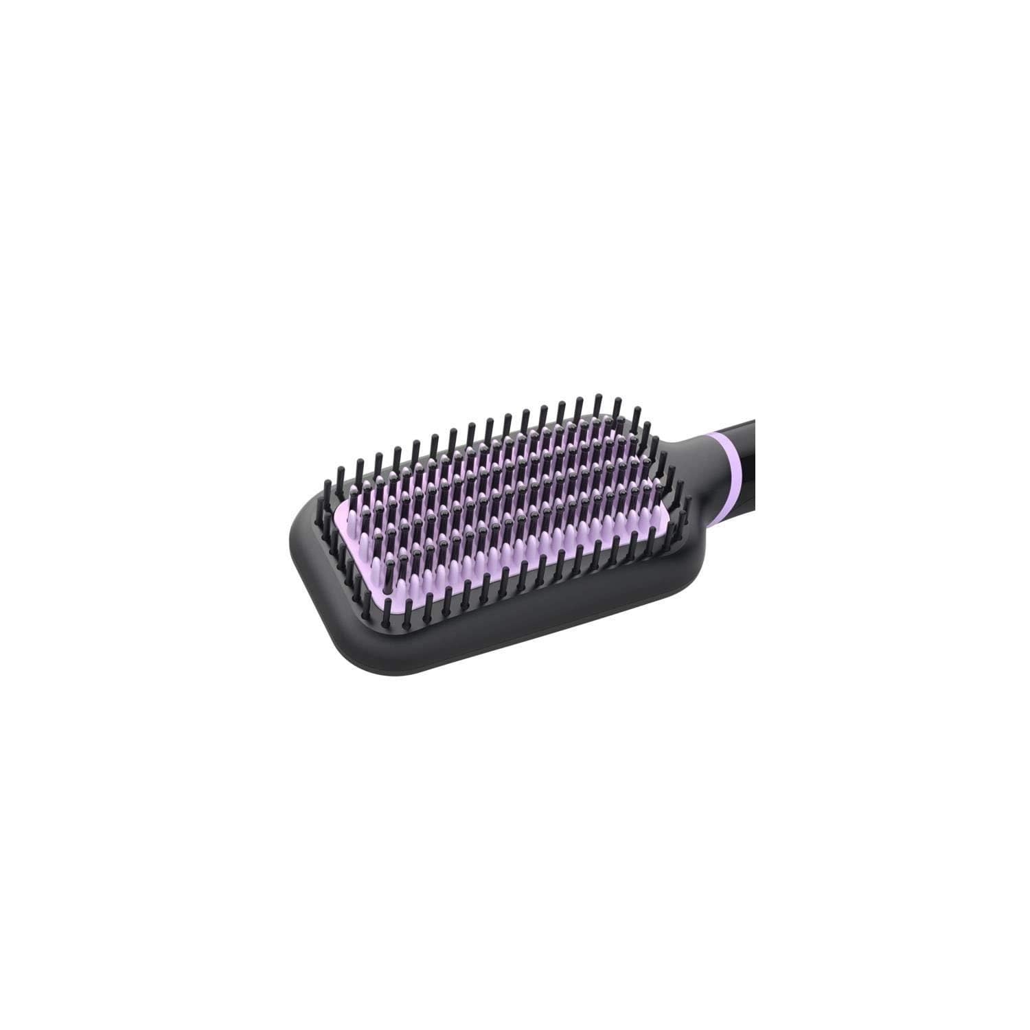 Philips StyleCare Essential Heated Straightening Brush, Smooth, Shiny, Frizz-Free Hair, Extra Large Brush Area, ThermoProtect Technology, BHH880/00 - Safqqa Egypt