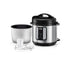 Black&Decker 7-in-1 Smart Electric Pressure Cooker, 6L, 1000W – Programmable Multi-Cooker, Black/Silver – PCP1000-B5