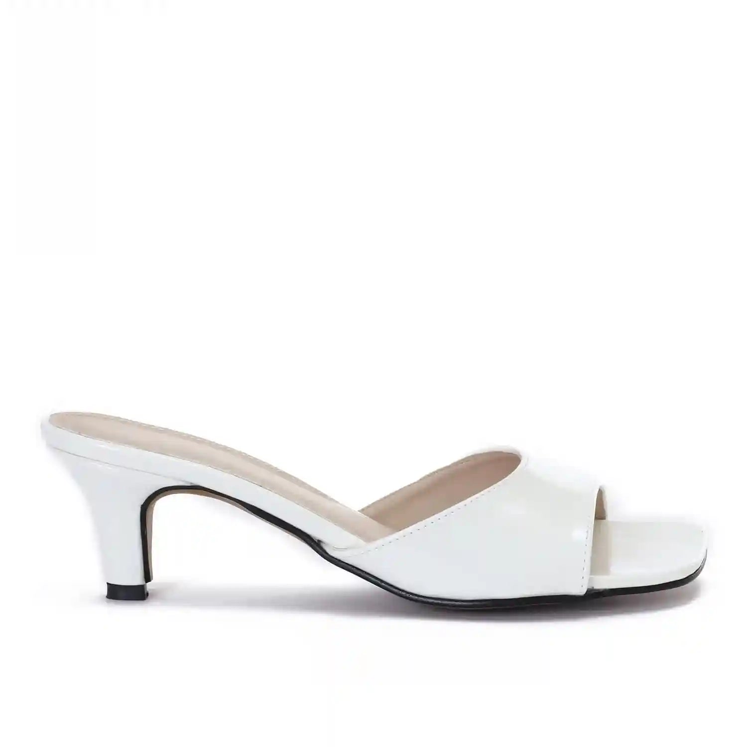 Women's Mid Heel Mule Sandal - Safqqa Egypt