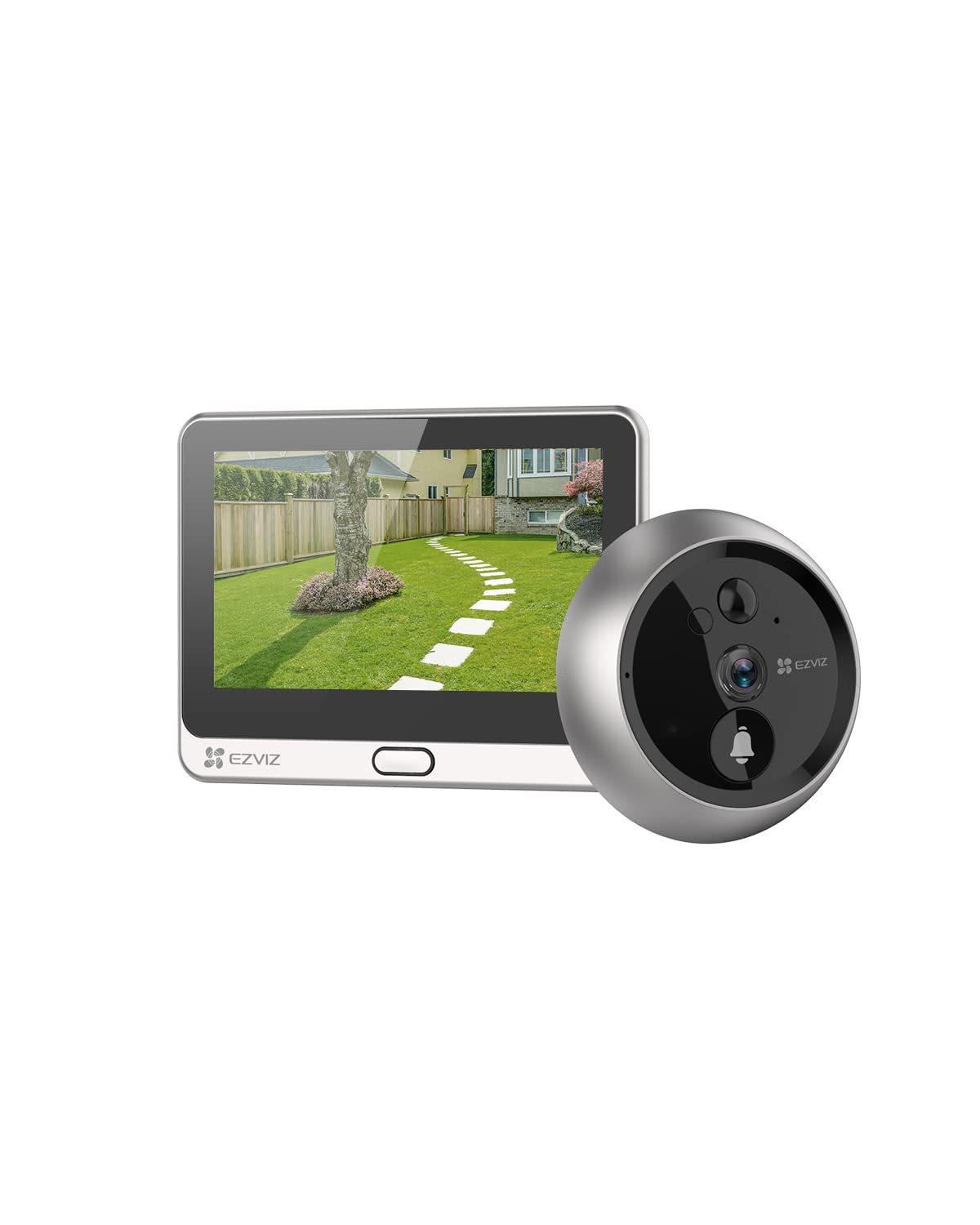 EZVIZ DP2C 1080p Video Door Viewer Peephole Camera with 4.3