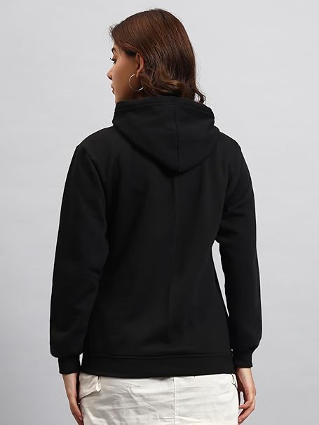 Styleville.in Women Sweatshirt Black Comfortable Casual Wear – Safqqa Egypt