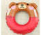 Generic Colorful Bear Swimming Ring 70cm – Inflatable Kids Pool Float