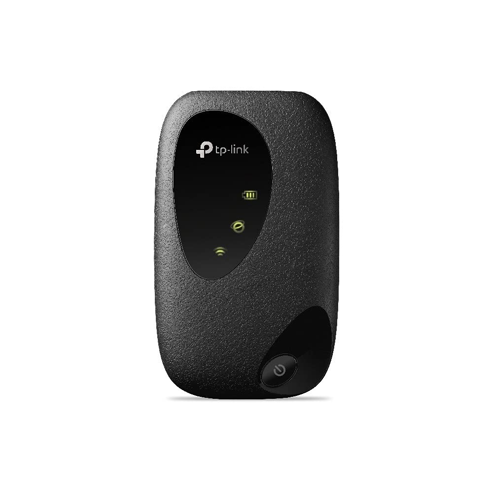 راوتر 4G LTE ميفي، واي فاي محمول للسفر، نقطة اتصال واي فاي محمولة غير مقفلة، بطارية تدوم 8 ساعات، أسود (M7200) من تي بي-لينك