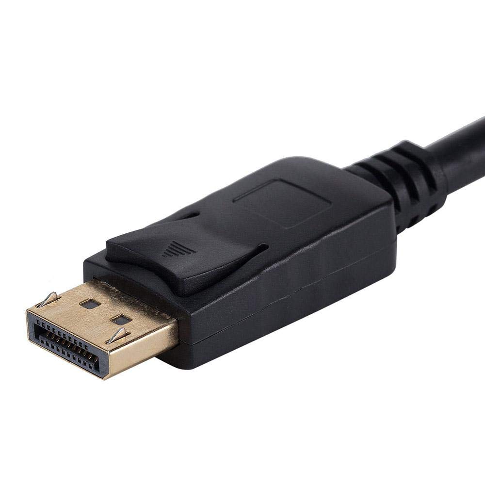 1.8m Display Port Display Port Male DP-HDMI Male Adapter Converter Cable for PC Laptop HD Projector - Safqqa Egypt