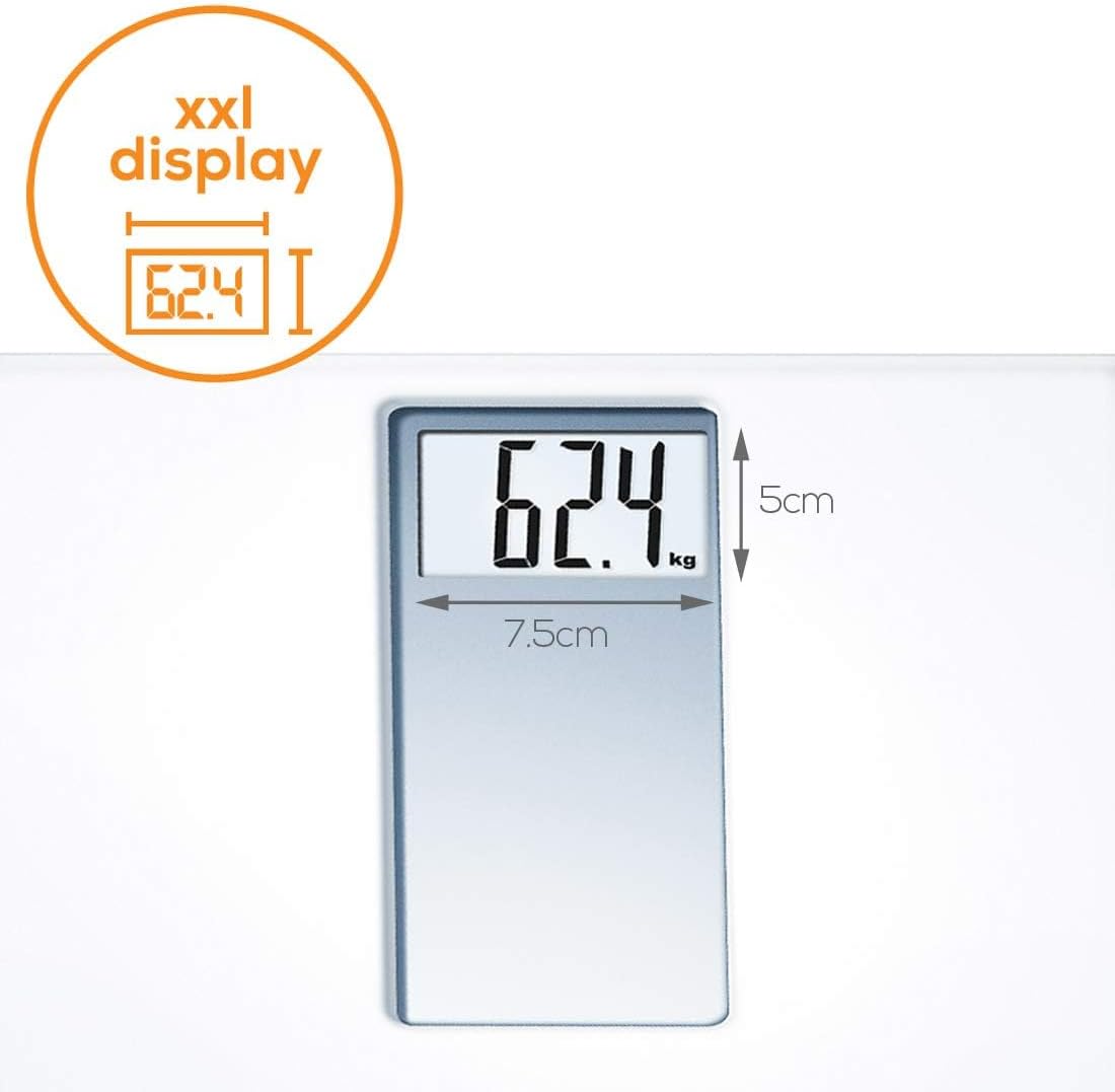 Beurer Weight Scale Glass Electronic White 180 Kg - PS160